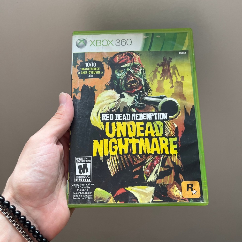 Red Dead Redemption Undead Nightmare Xbox 360 Rockstar Games Zombie Western NTSC